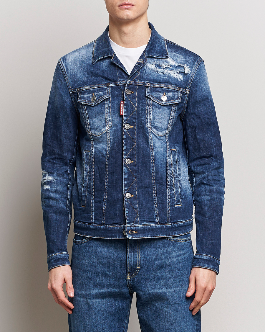 Herre | Jakker | Dsquared2 | Dan Denim Jacket Blue