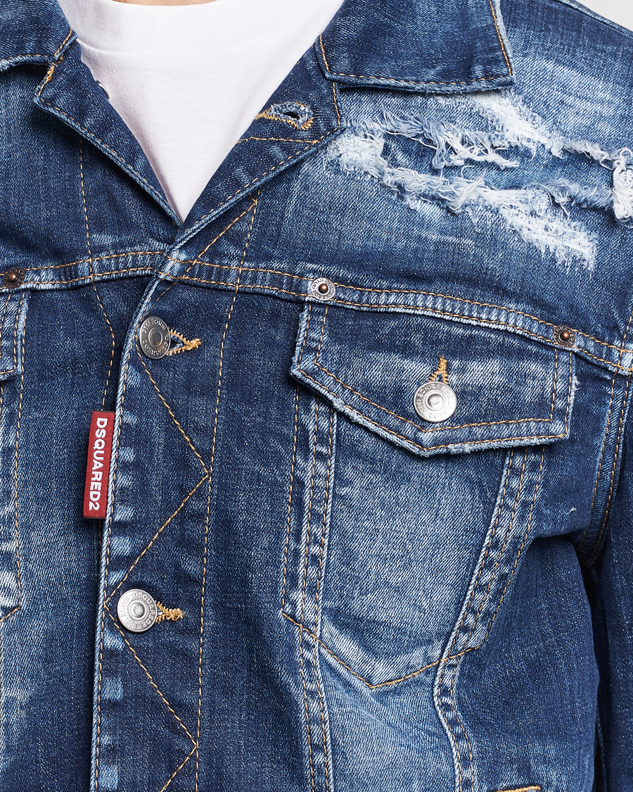 Herre | Jakker | Dsquared2 | Dan Denim Jacket Blue