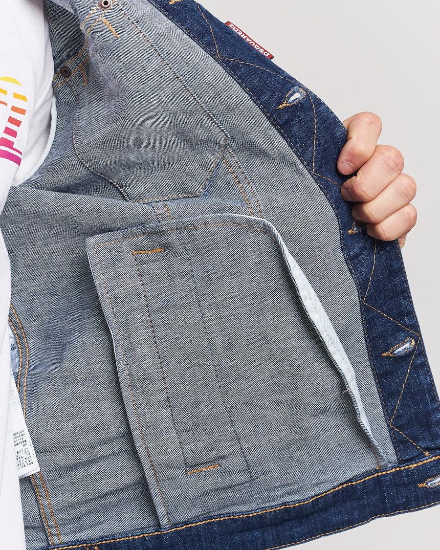 Herre | Jakker | Dsquared2 | Dan Denim Jacket Blue