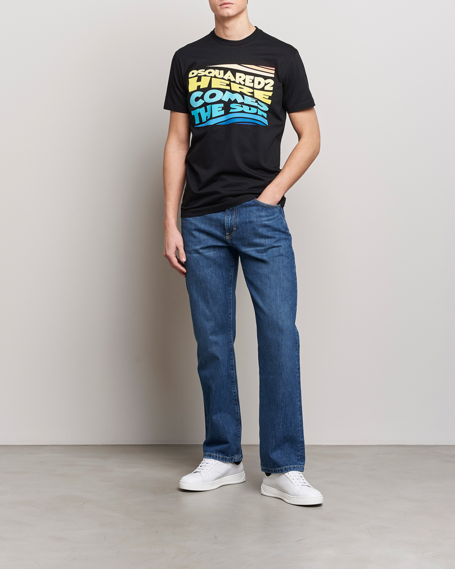 Herre | T-Shirts | Dsquared2 | Cool Fit Crew Neck T-Shirt Black