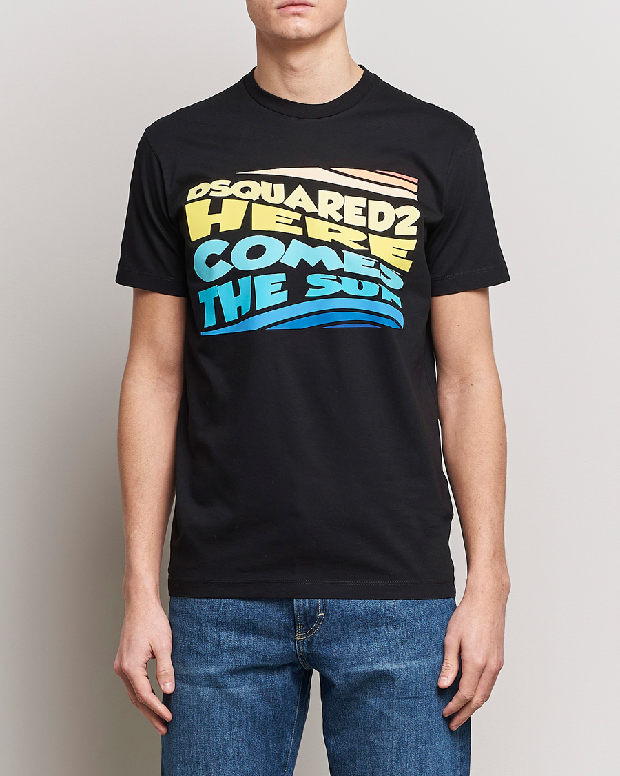 Herre | T-Shirts | Dsquared2 | Cool Fit Crew Neck T-Shirt Black