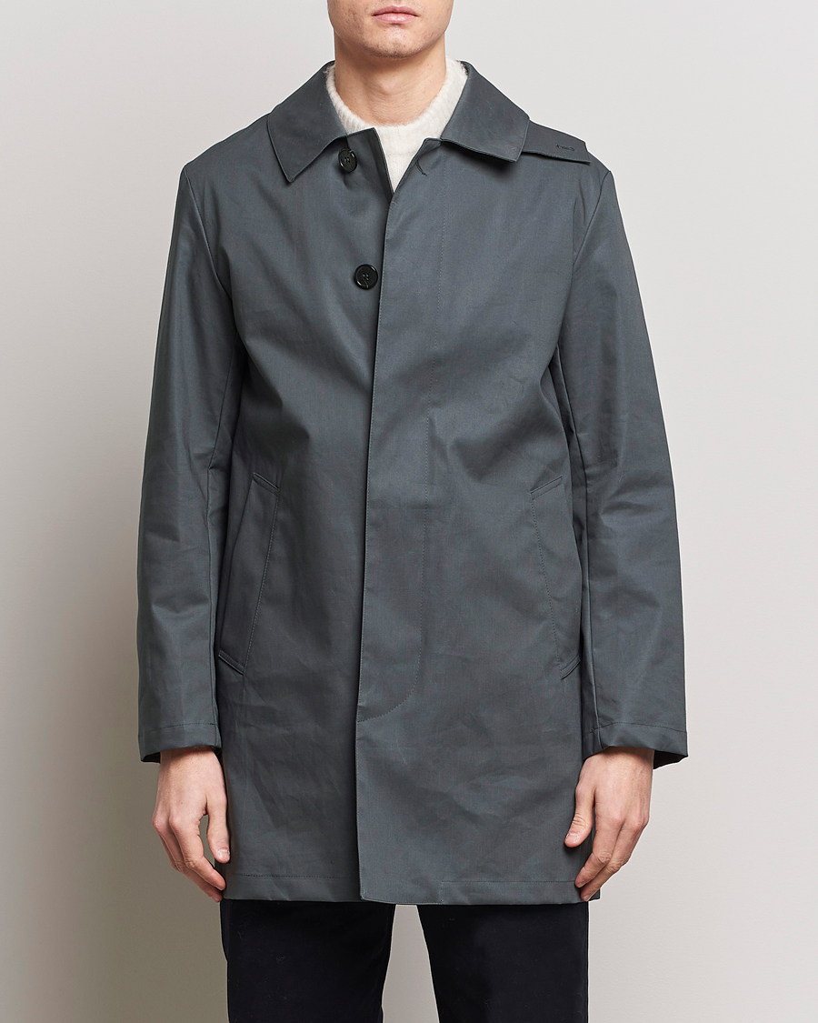 Herre | Dressede jakker | Mackintosh | Cambridge Car Coat Cool Grey