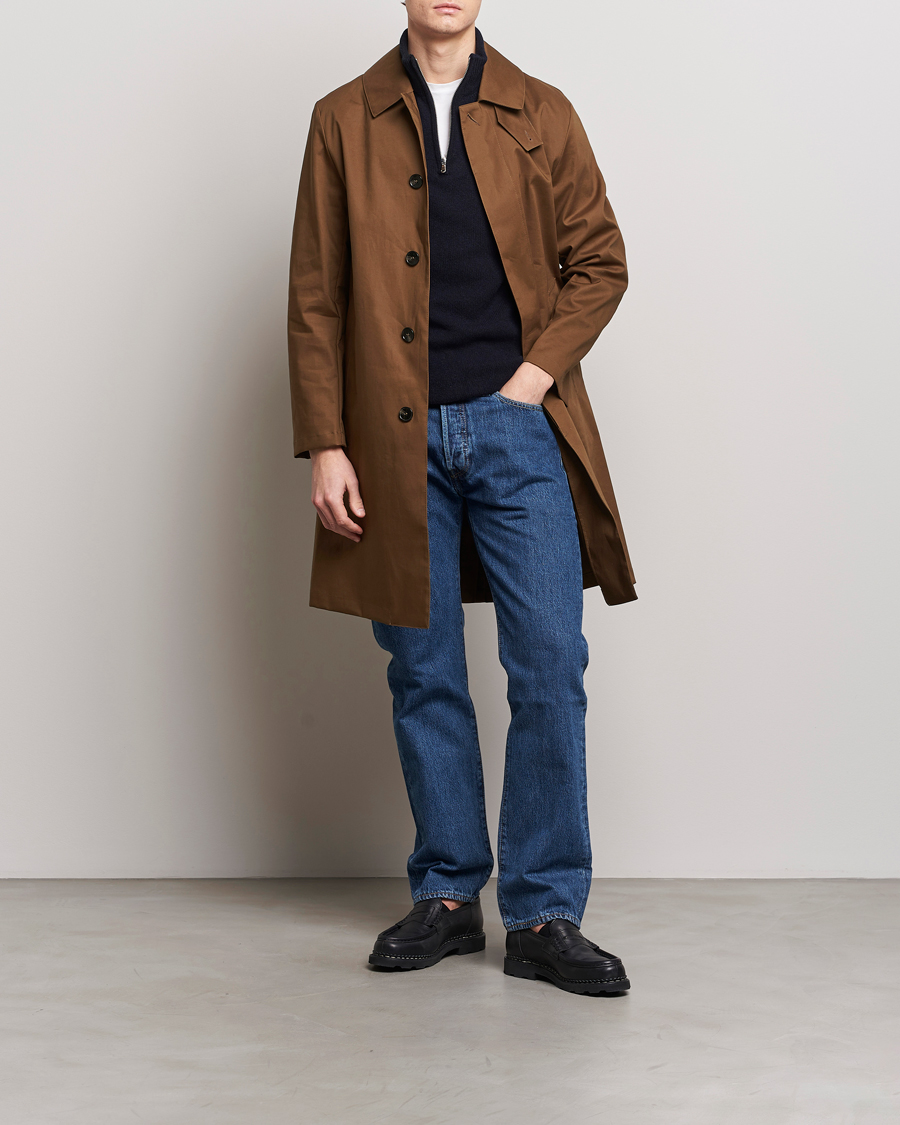 Herre | Jakker | Mackintosh | Manchester Car Coat Desert Palm
