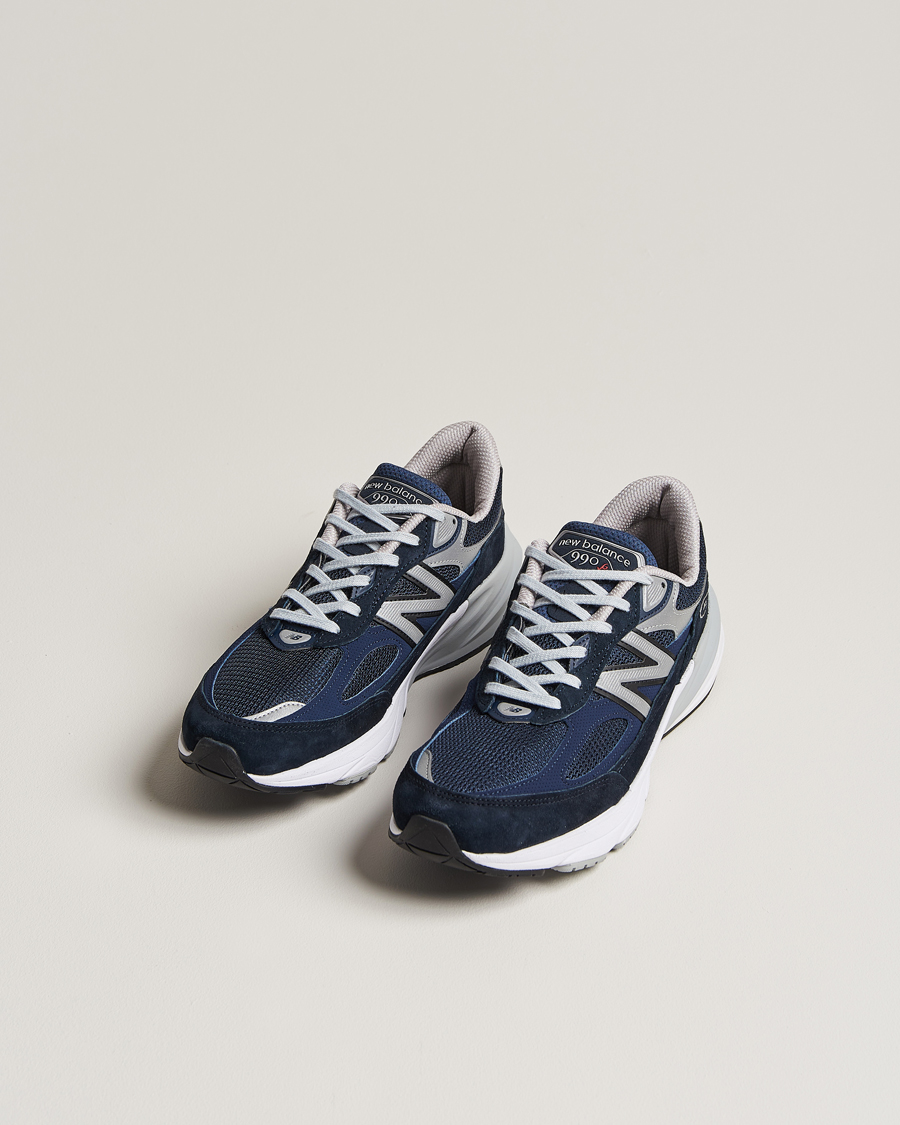 Herre | Sko | New Balance | Made in USA 990v6 Sneakers Navy/White