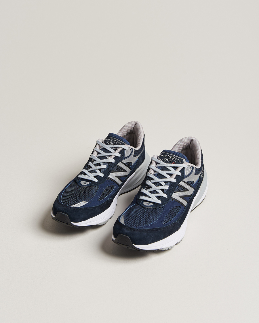 Herre | Sneakers | New Balance Made In US & UK | New Balance Made in USA 990v6 Sneakers Navy