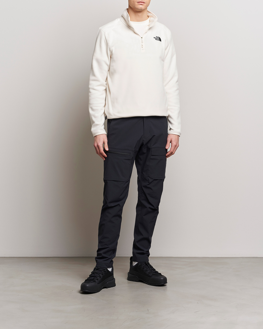 Herre | Gensere | The North Face | Glacier 1/4 Zip Fleece White Dune