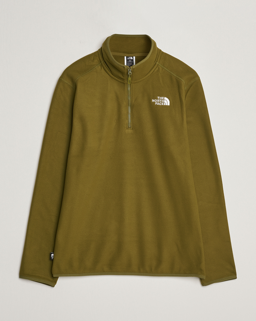 Herre | Gensere | The North Face | Glacier 1/4 Zip Fleece New Taupe Green