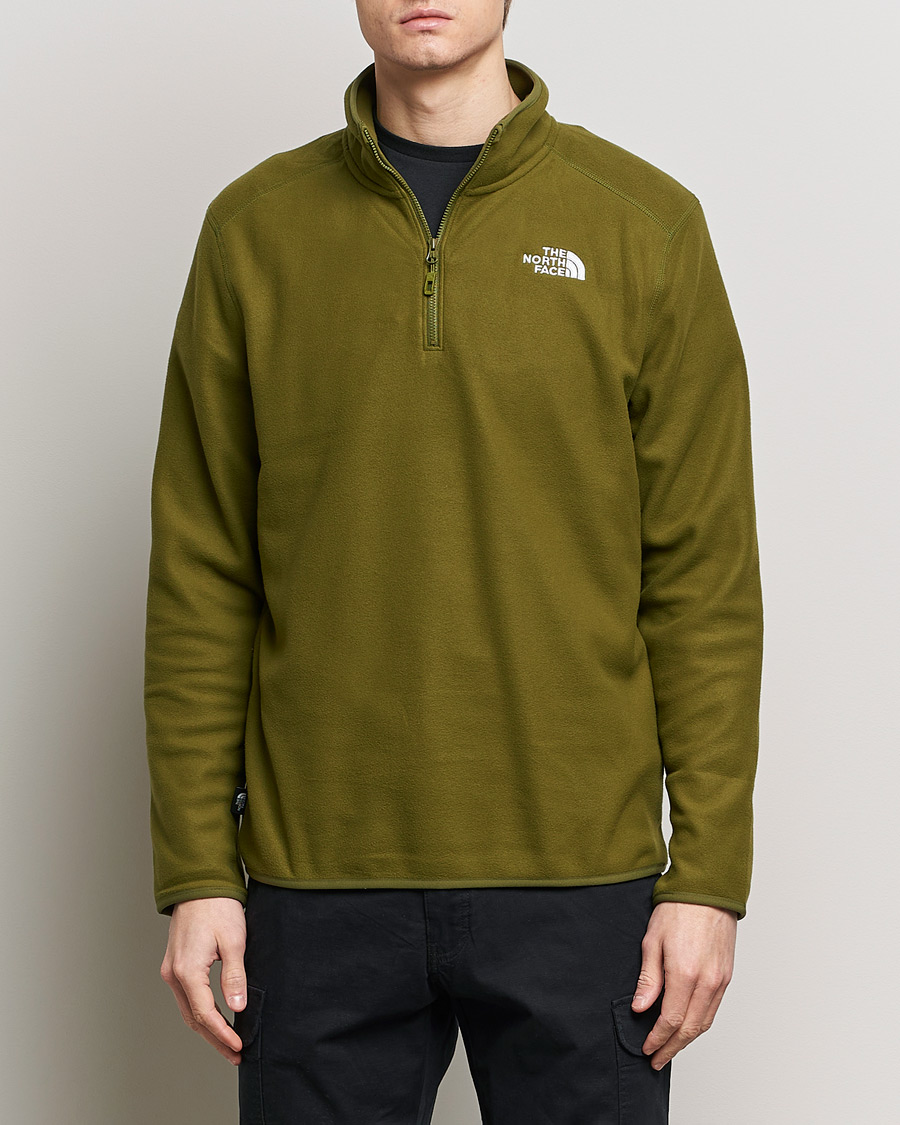 Herre | Klær | The North Face | Glacier 1/4 Zip Fleece New Taupe Green