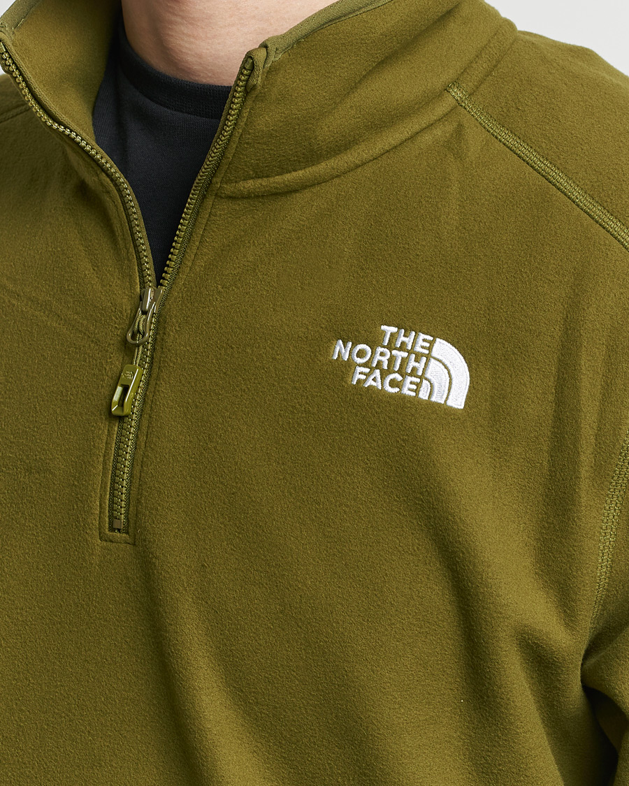 Herre | Gensere | The North Face | Glacier 1/4 Zip Fleece New Taupe Green