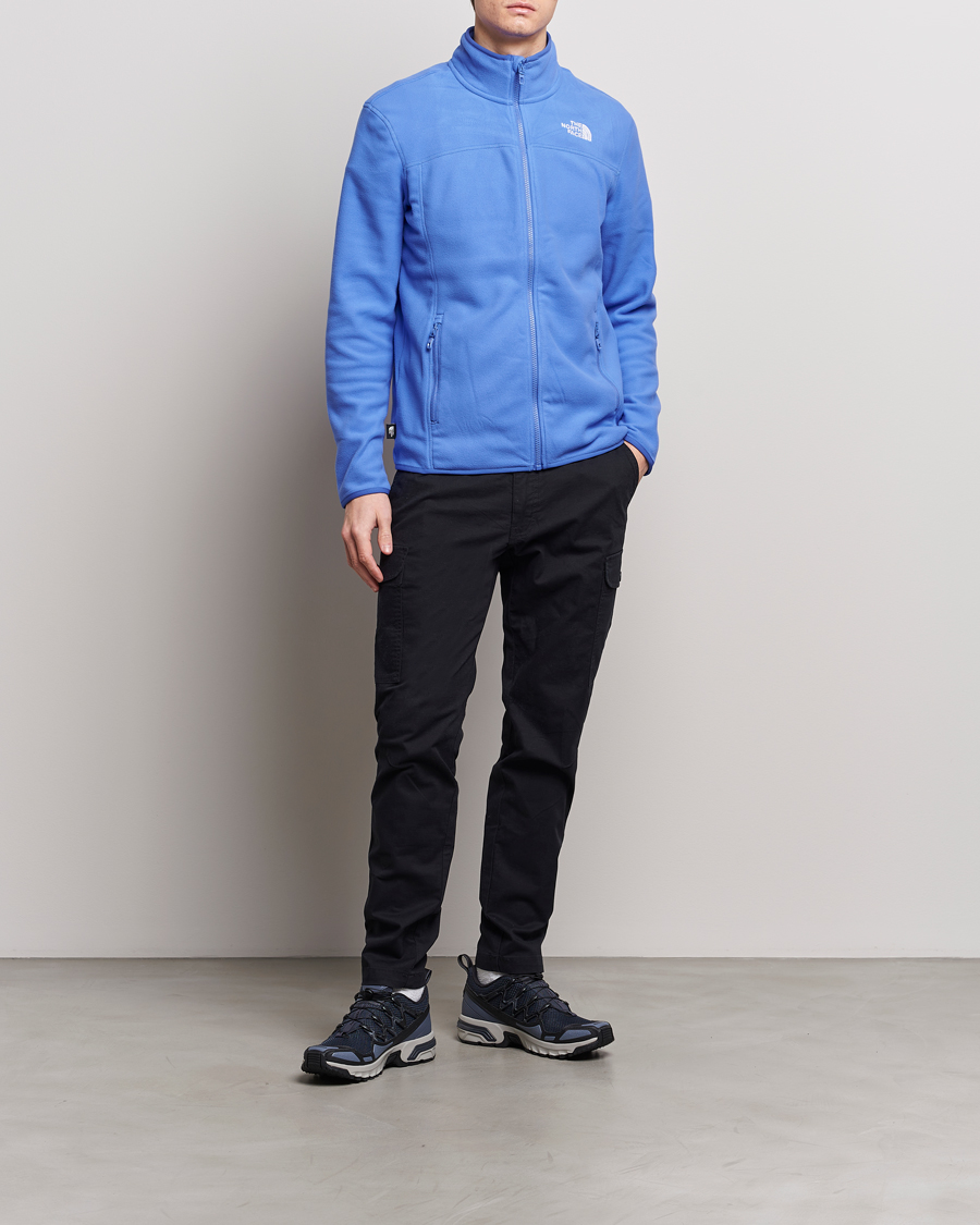 Herre | Gensere | The North Face | Glacier Full Zip Fleece Solar Blue