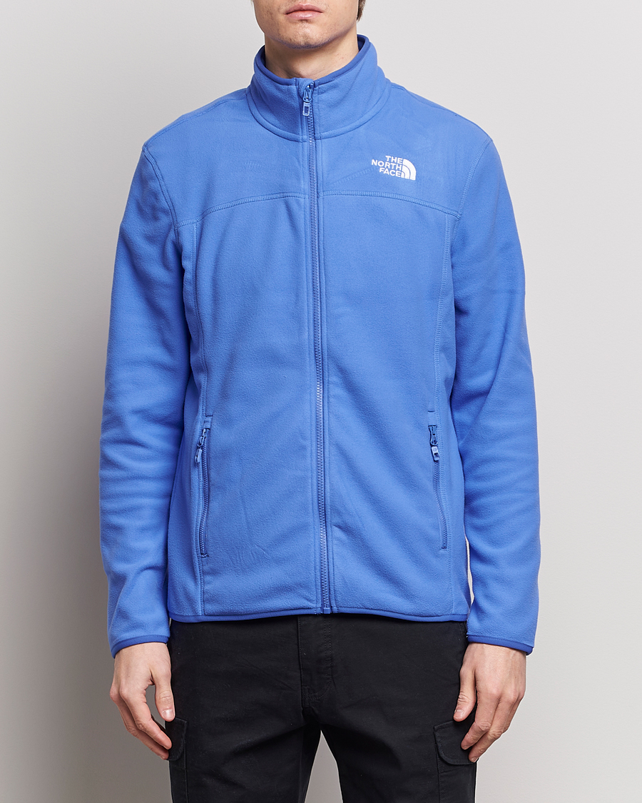 Herr | Kläder | The North Face | Glacier Full Zip Fleece Solar Blue