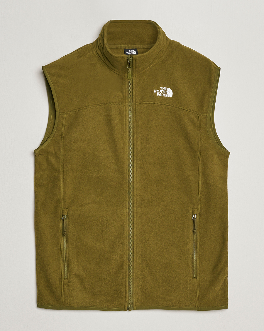 Herre | Gensere | The North Face | Glaicer Fleece Vest New Taupe Green