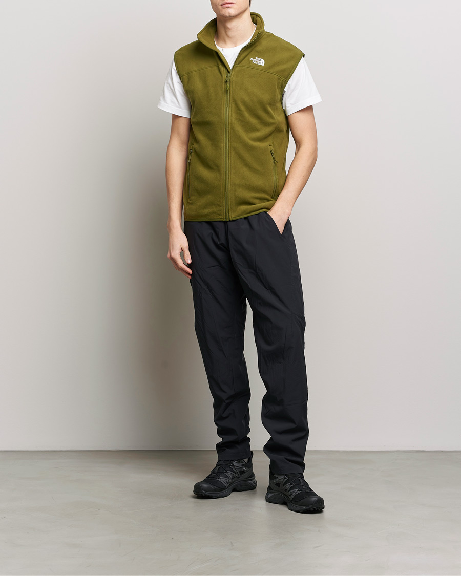 Herre | Gensere | The North Face | Glaicer Fleece Vest New Taupe Green