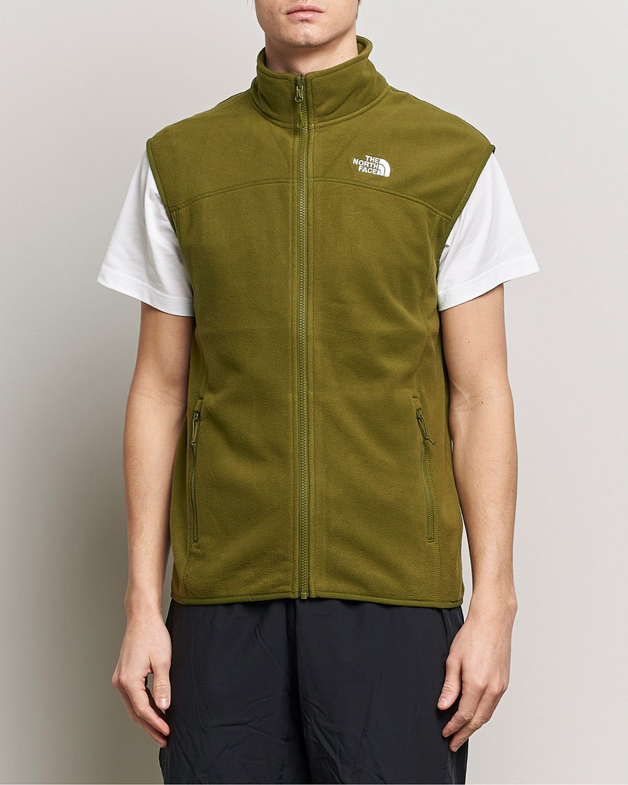 Herre | Slipovers | The North Face | Glaicer Fleece Vest New Taupe Green