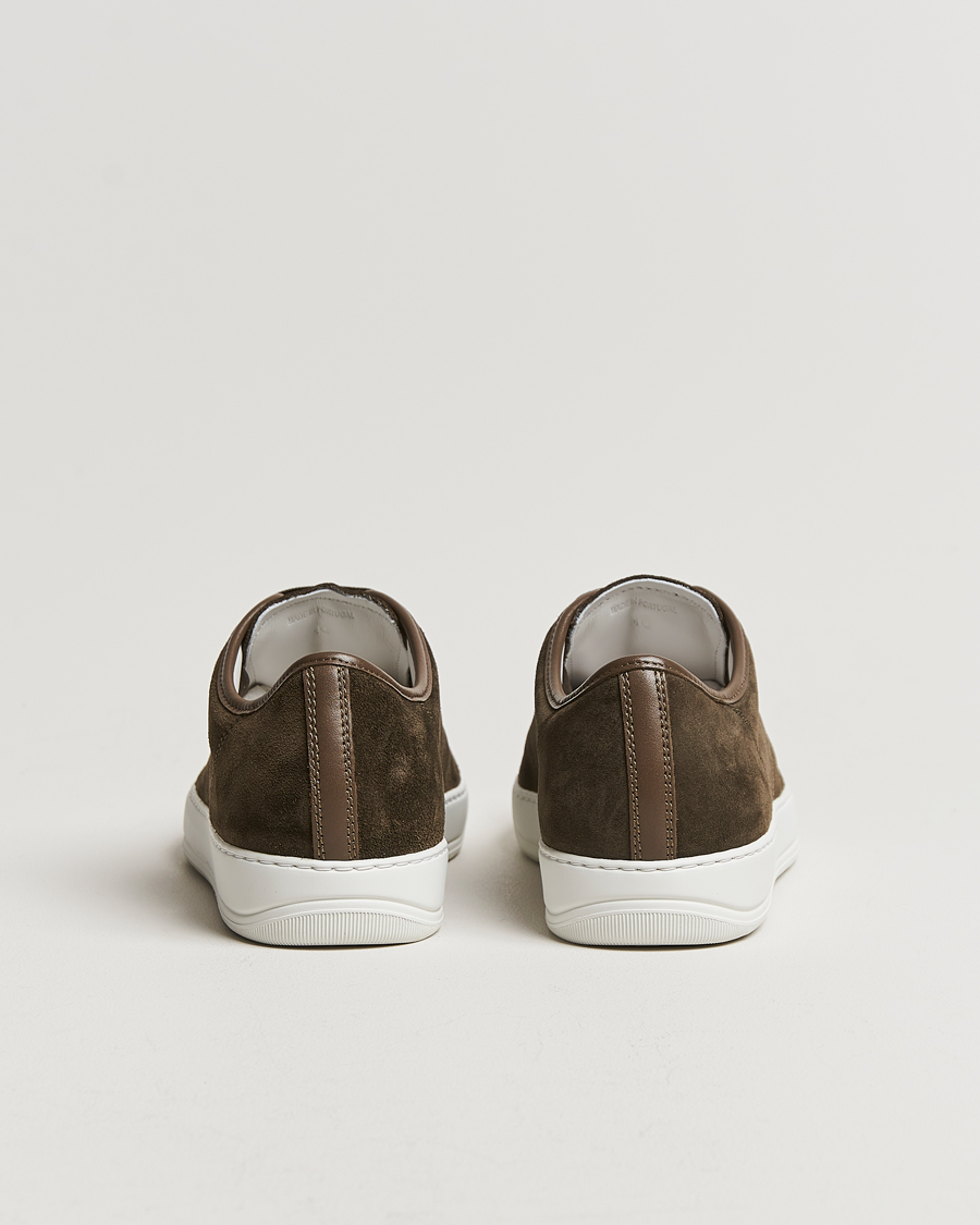 Herre | Lanvin Nappa Cap Toe Sneaker Khaki | Lanvin | Nappa Cap Toe Sneaker Khaki