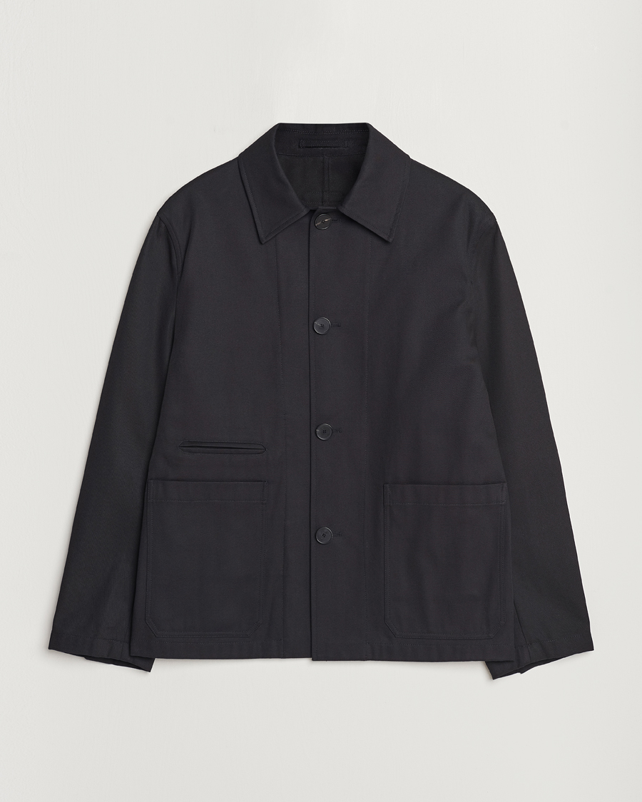 Herre | Jakker | Lanvin | Cotton Work Jacket Black