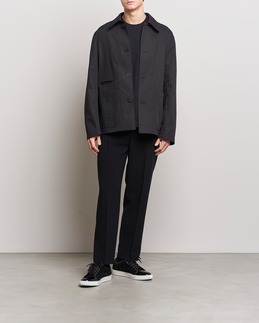Herre | Jakker | Lanvin | Cotton Work Jacket Black