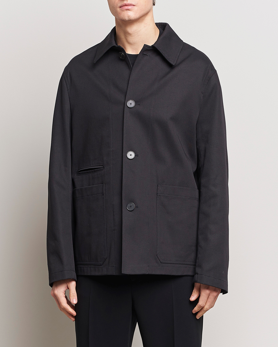 Herre | Lanvin | Lanvin | Cotton Work Jacket Black