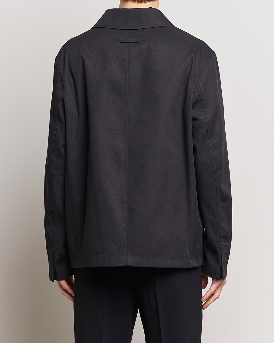 Herre | Jakker | Lanvin | Cotton Work Jacket Black