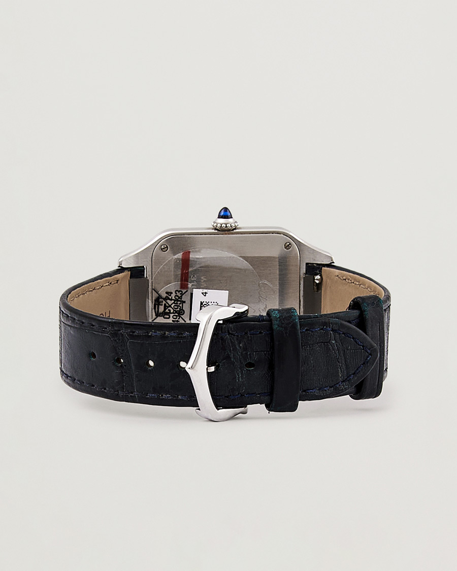 Herre | Cartier Pre-Owned Santos Dumont WSSA0022 Silver | Cartier Pre-Owned | Santos Dumont WSSA0022 Silver