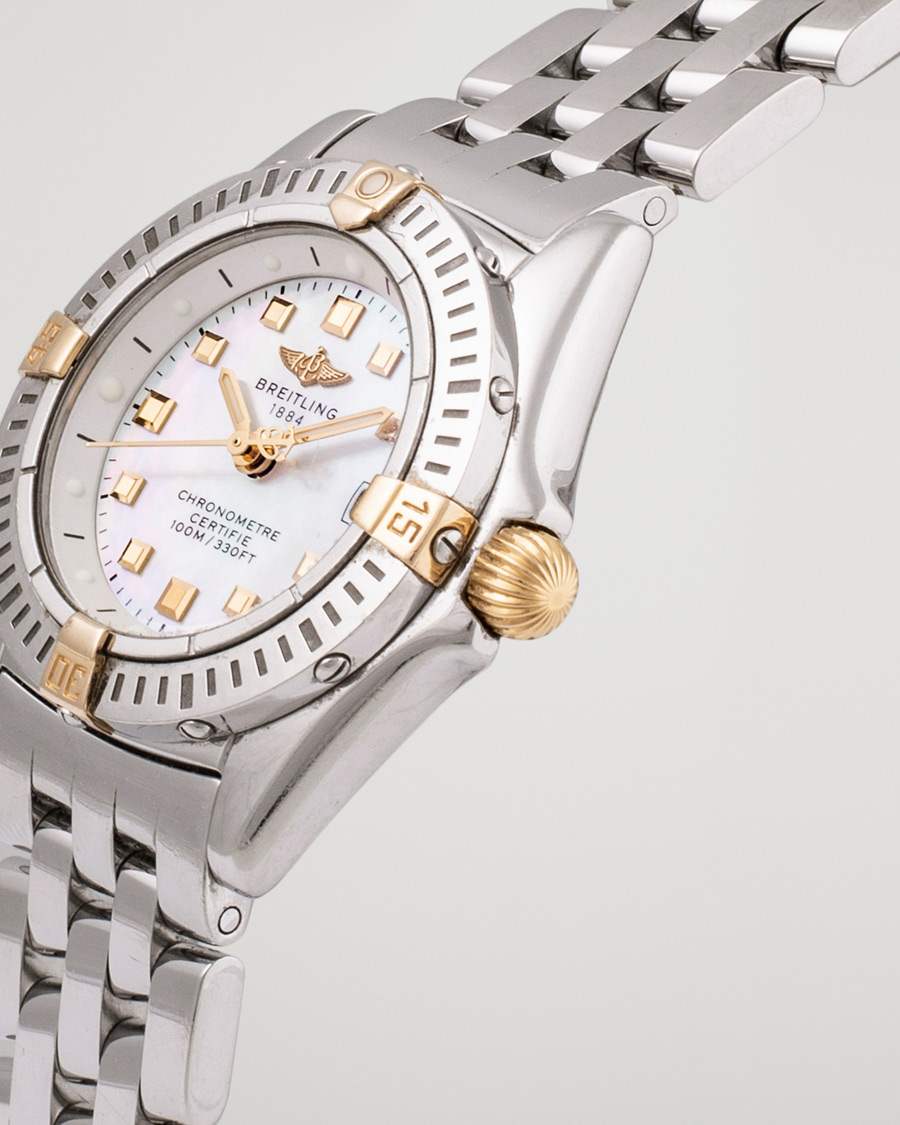 Herre | Breitling Pre-Owned Callistino B72345 Mother of Pearl Silver | Breitling Pre-Owned | Callistino B72345 Mother of Pearl Silver