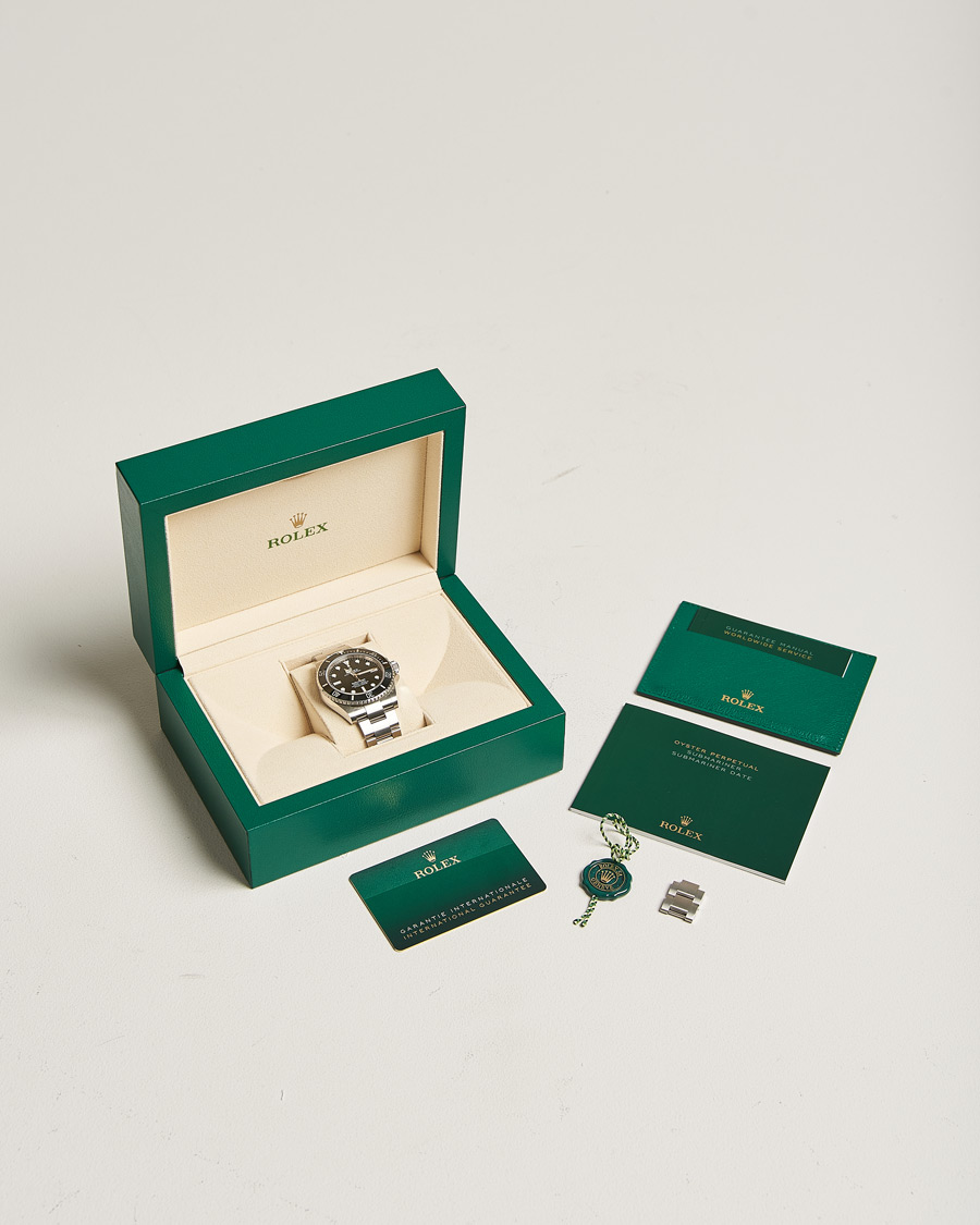 Herre | Rolex Pre-Owned Submariner 124060 Oyster Perpetual Steel Black Silver | Rolex Pre-Owned | Submariner 124060 Oyster Perpetual Steel Black Silver