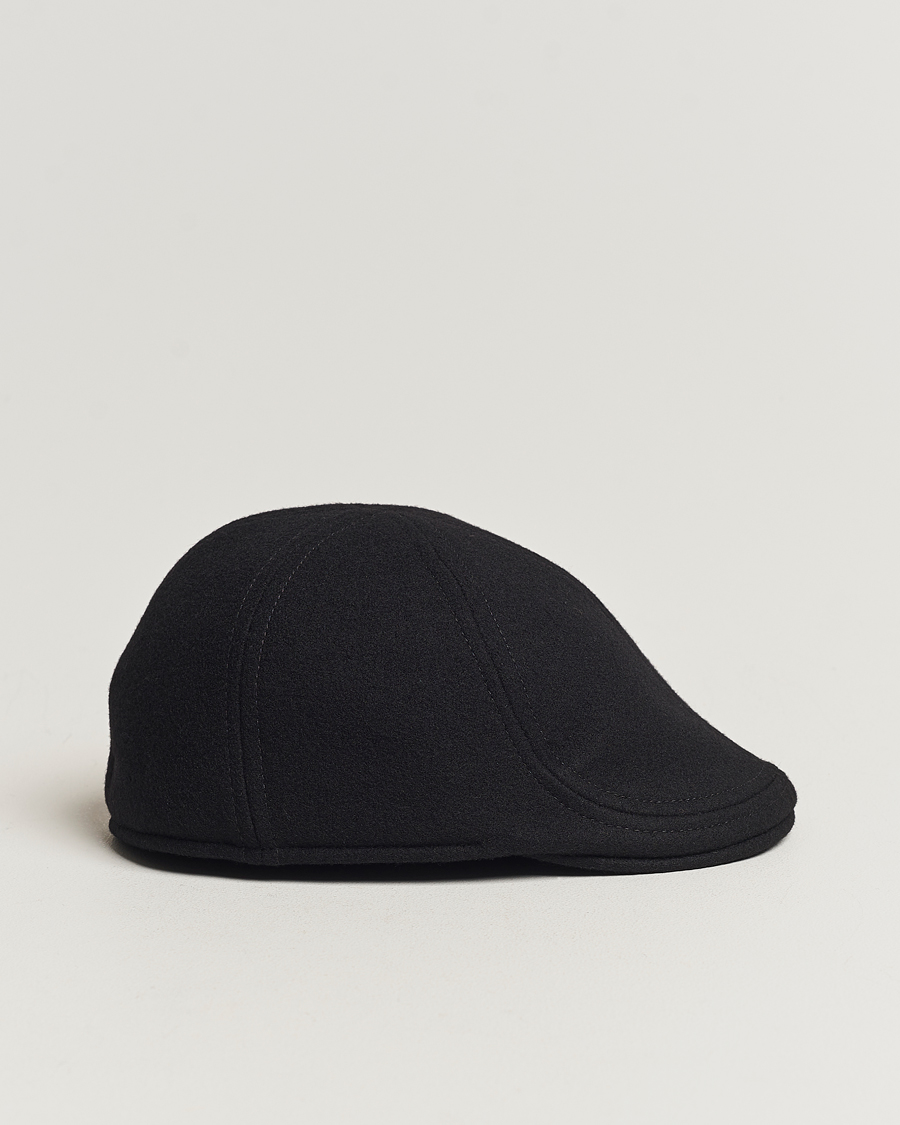 Herre | Hatter og capser | Wigéns | Pub Cap Melton Wool Black