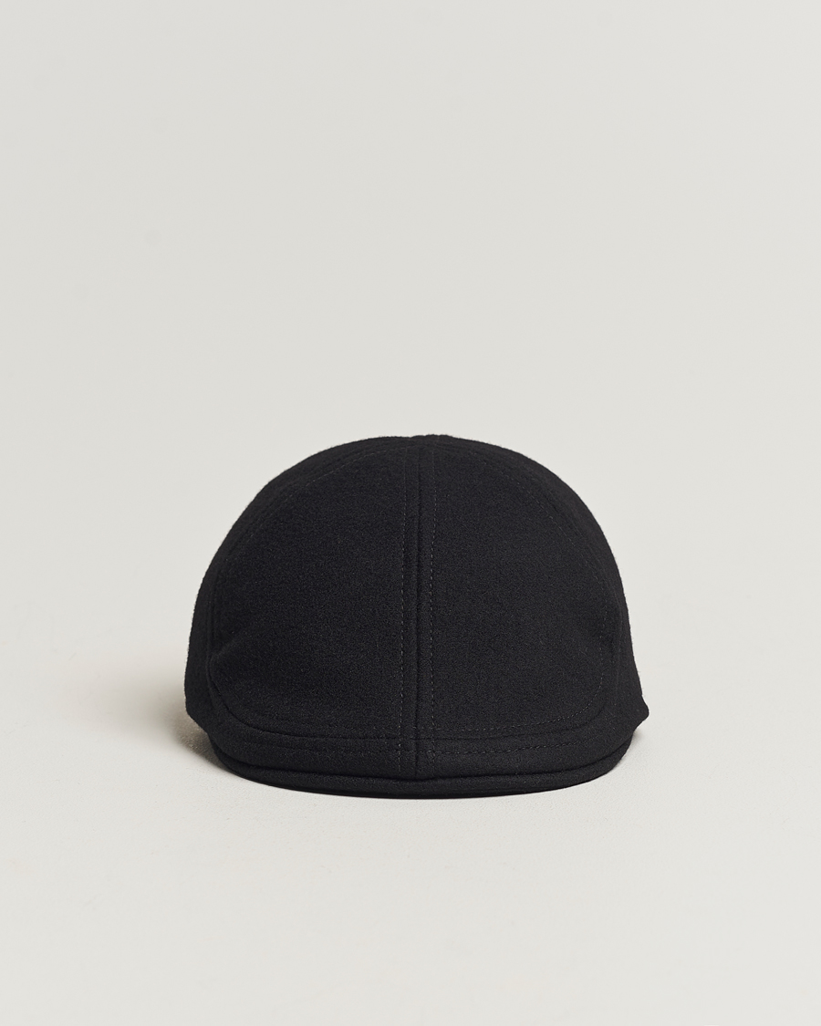 Herre | Hatter og capser | Wigéns | Pub Cap Melton Wool Black