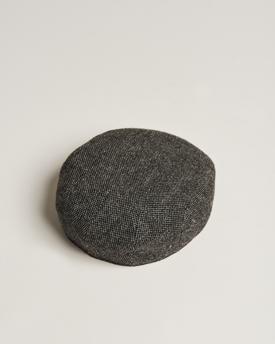 Herre | Hatter og capser | Wigéns | Ivy Slim Donegal Wool Dark Grey
