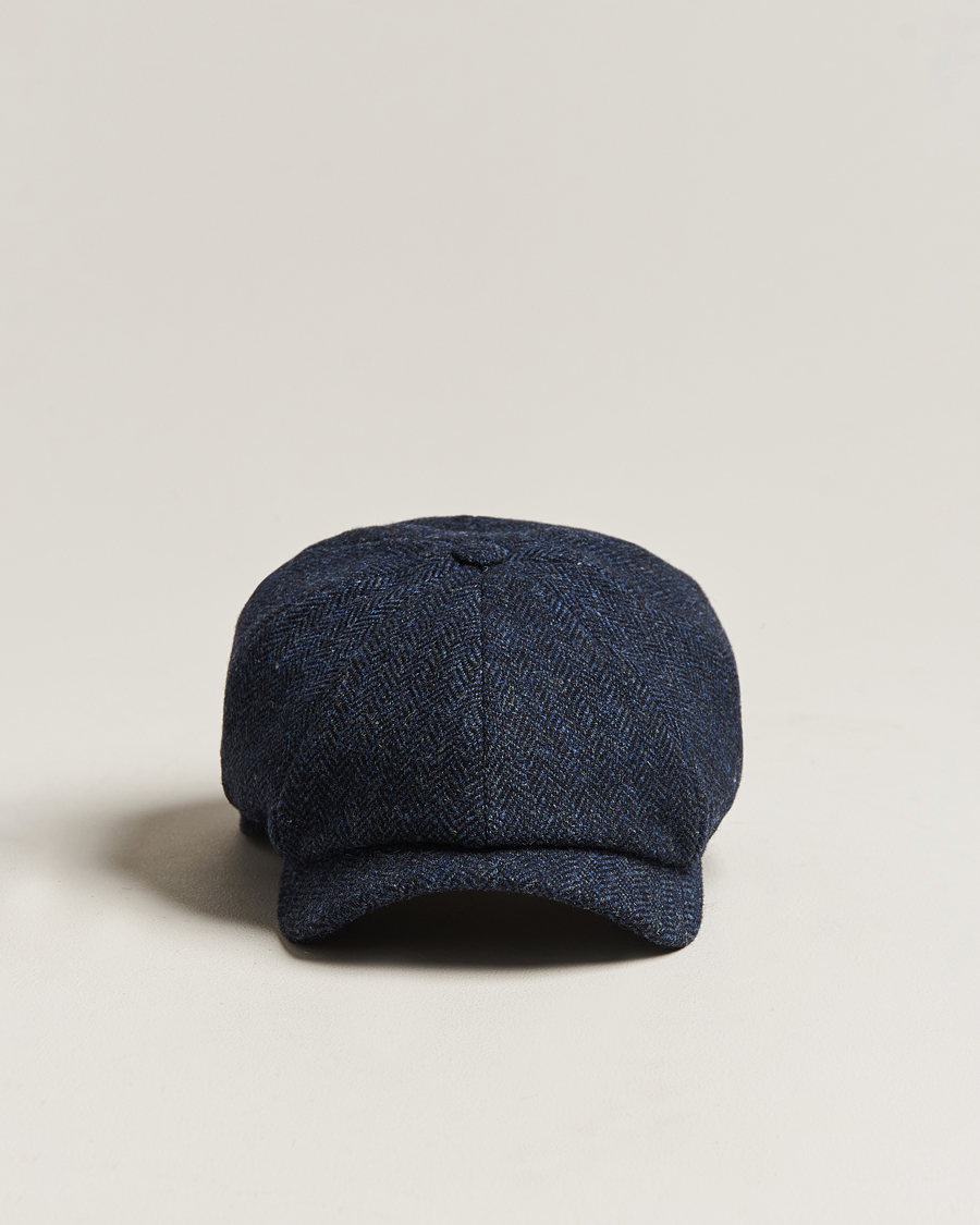 Herre | Hatter og capser | Wigéns | Newsboy Classic Shetland Wool Navy