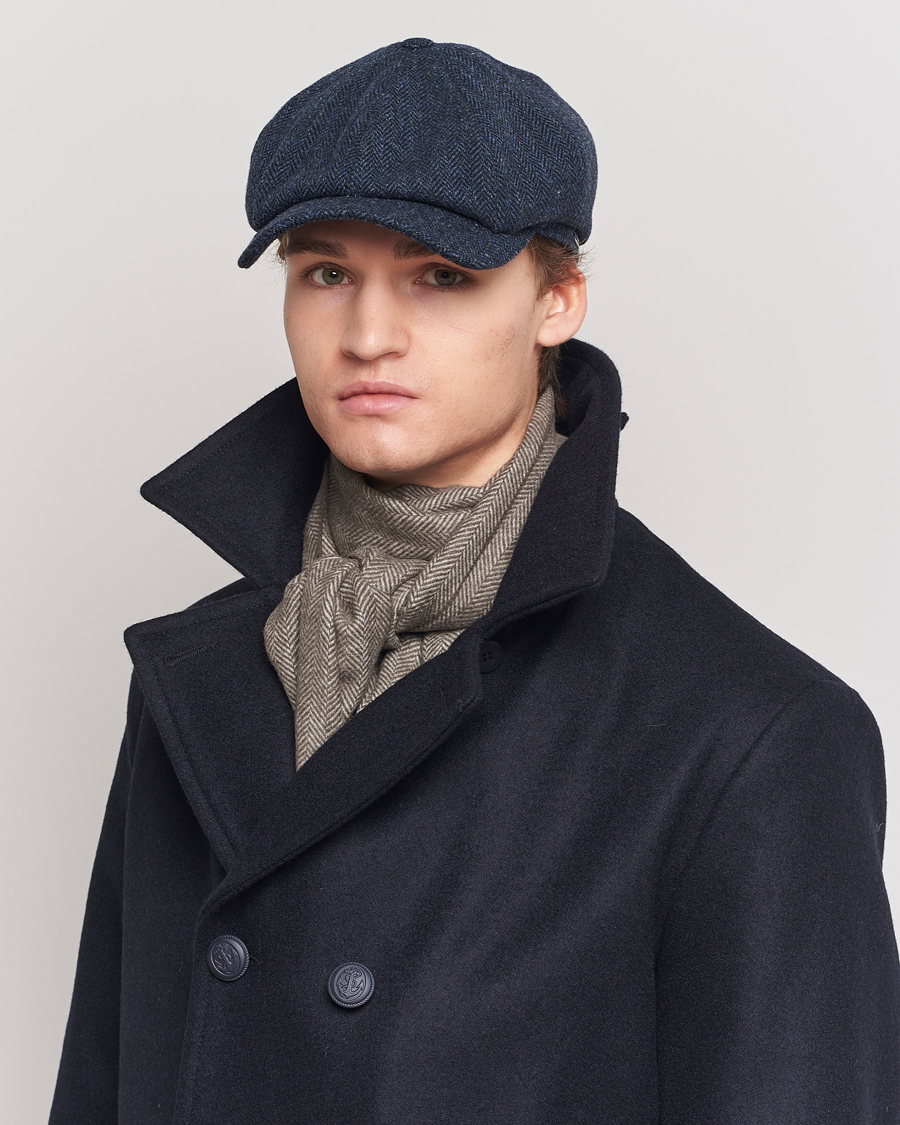 Herr | Gubbkepsar | Wigéns | Newsboy Classic Shetland Wool Navy