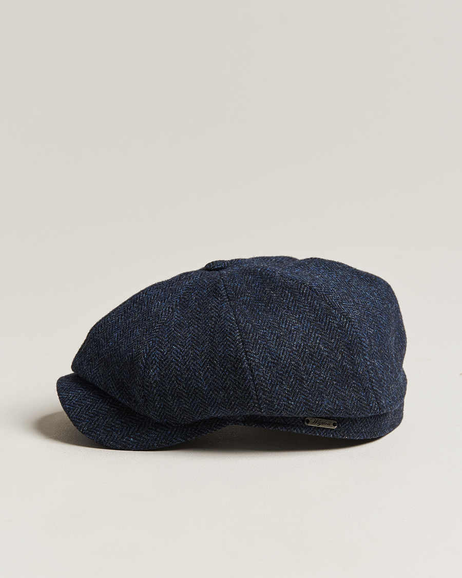 Herre | Hatter og capser | Wigéns | Newsboy Classic Shetland Wool Navy