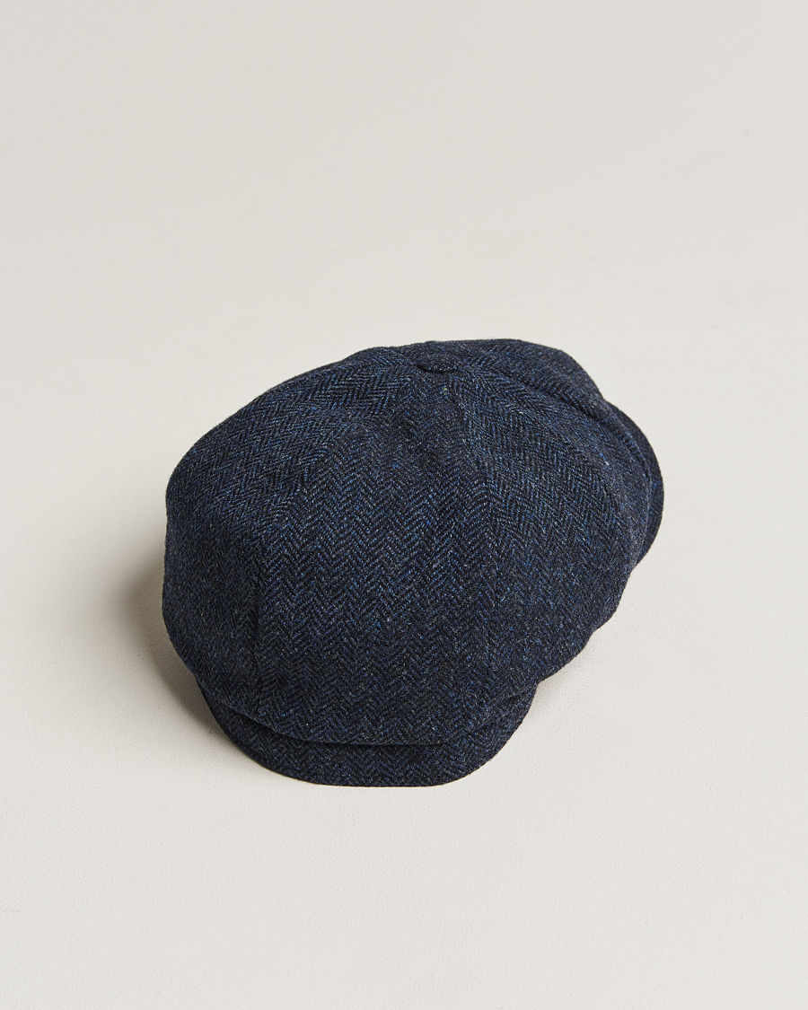 Herre | Hatter og capser | Wigéns | Newsboy Classic Shetland Wool Navy