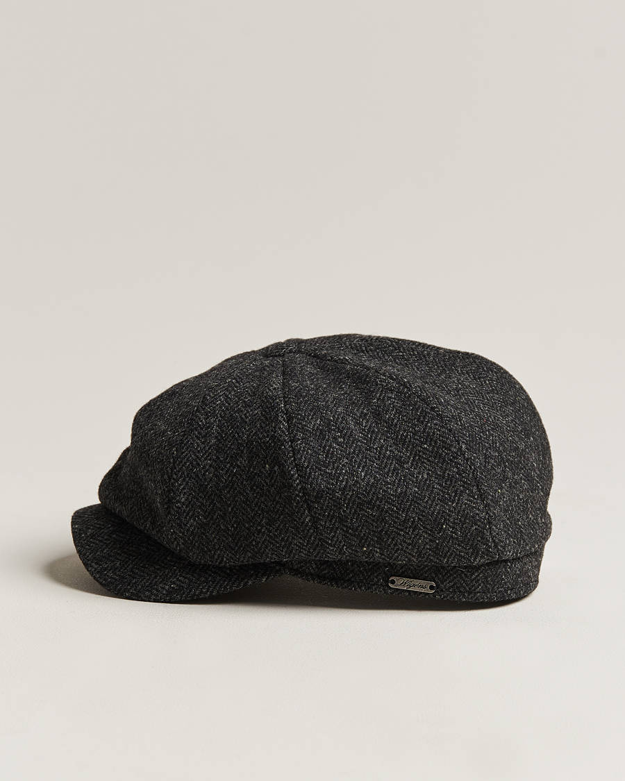 Herre | Hatter og capser | Wigéns | Newsboy Classic Shetland Wool Dark Grey