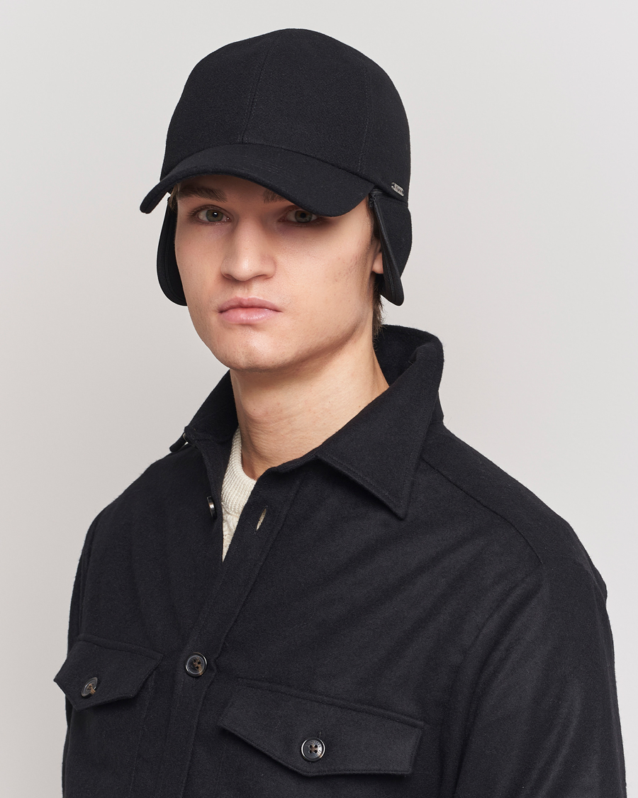 Herre | Hatter og capser | Wigéns | Baseball Classic Melton Wool Black