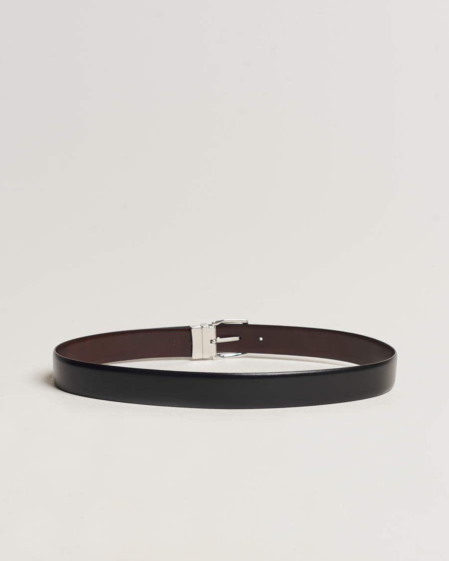 Herre | Assesoarer | Anderson's | Reversible Leather Belt 3,5 cm Black/Brown