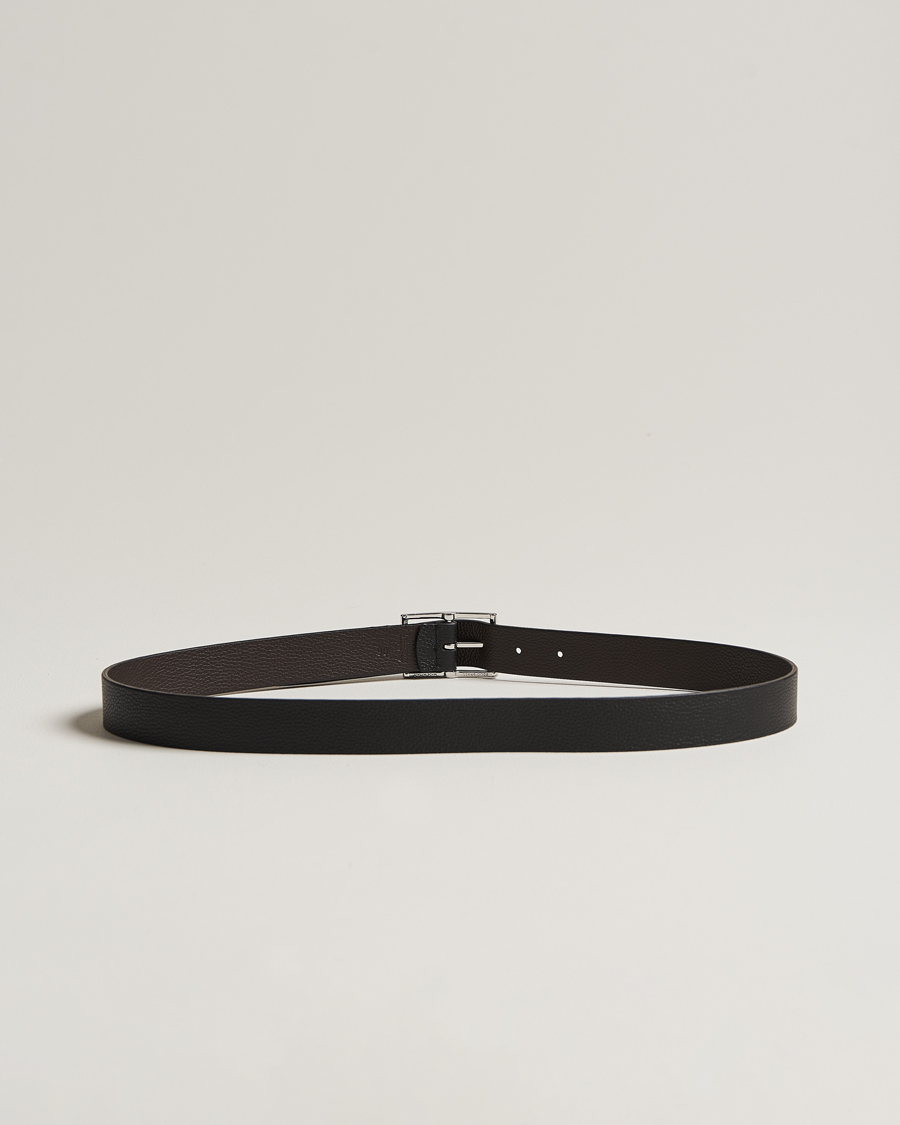 Herre | Anderson's Reversible Grained Leather Belt 3 cm Black/Brown | Anderson's | Reversible Grained Leather Belt 3 cm Black/Brown