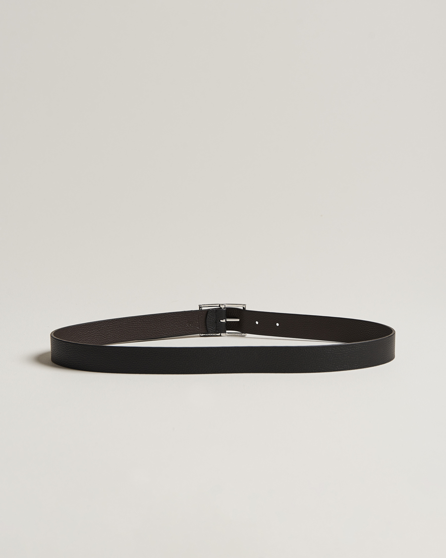 Herre | Avdelinger | Anderson's | Reversible Grained Leather Belt 3 cm Black/Brown