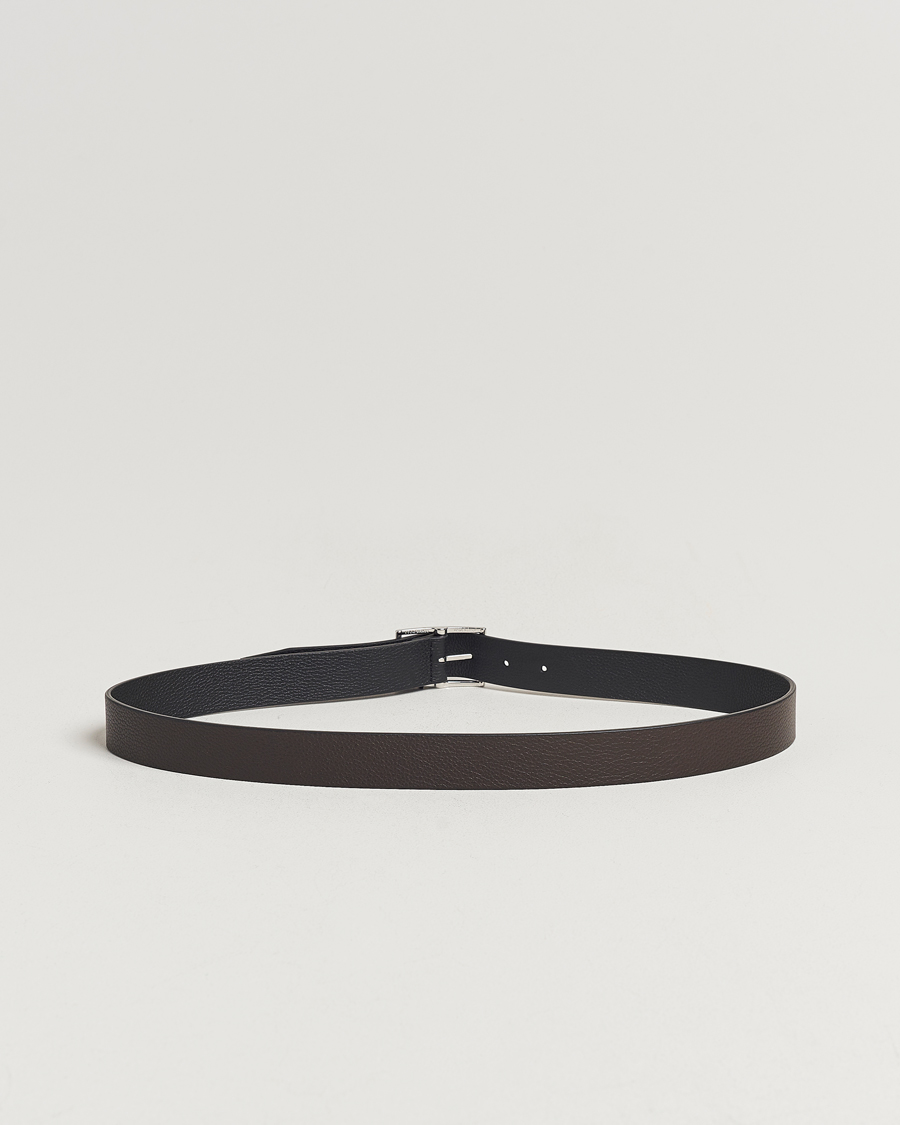 Herre | Anderson's Reversible Grained Leather Belt 3 cm Black/Brown | Anderson's | Reversible Grained Leather Belt 3 cm Black/Brown