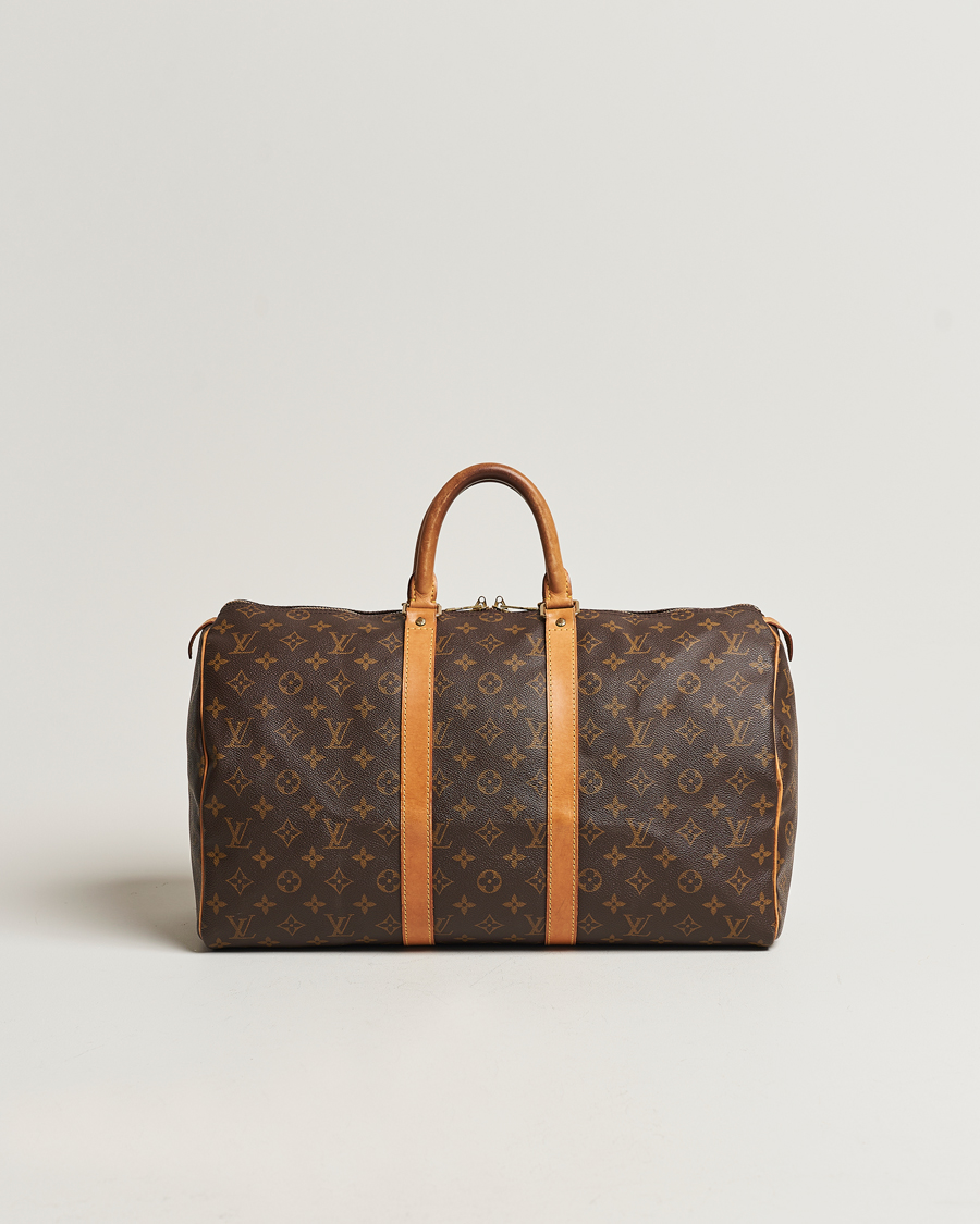 Herre | Louis Vuitton Pre-Owned Keepall 45 Bag Monogram | Louis Vuitton Pre-Owned | Keepall 45 Bag Monogram