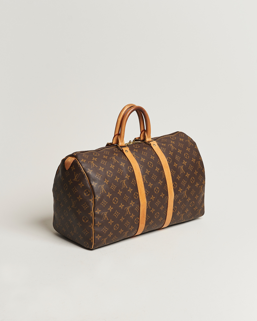 Herre | Louis Vuitton Pre-Owned Keepall 45 Bag Monogram | Louis Vuitton Pre-Owned | Keepall 45 Bag Monogram