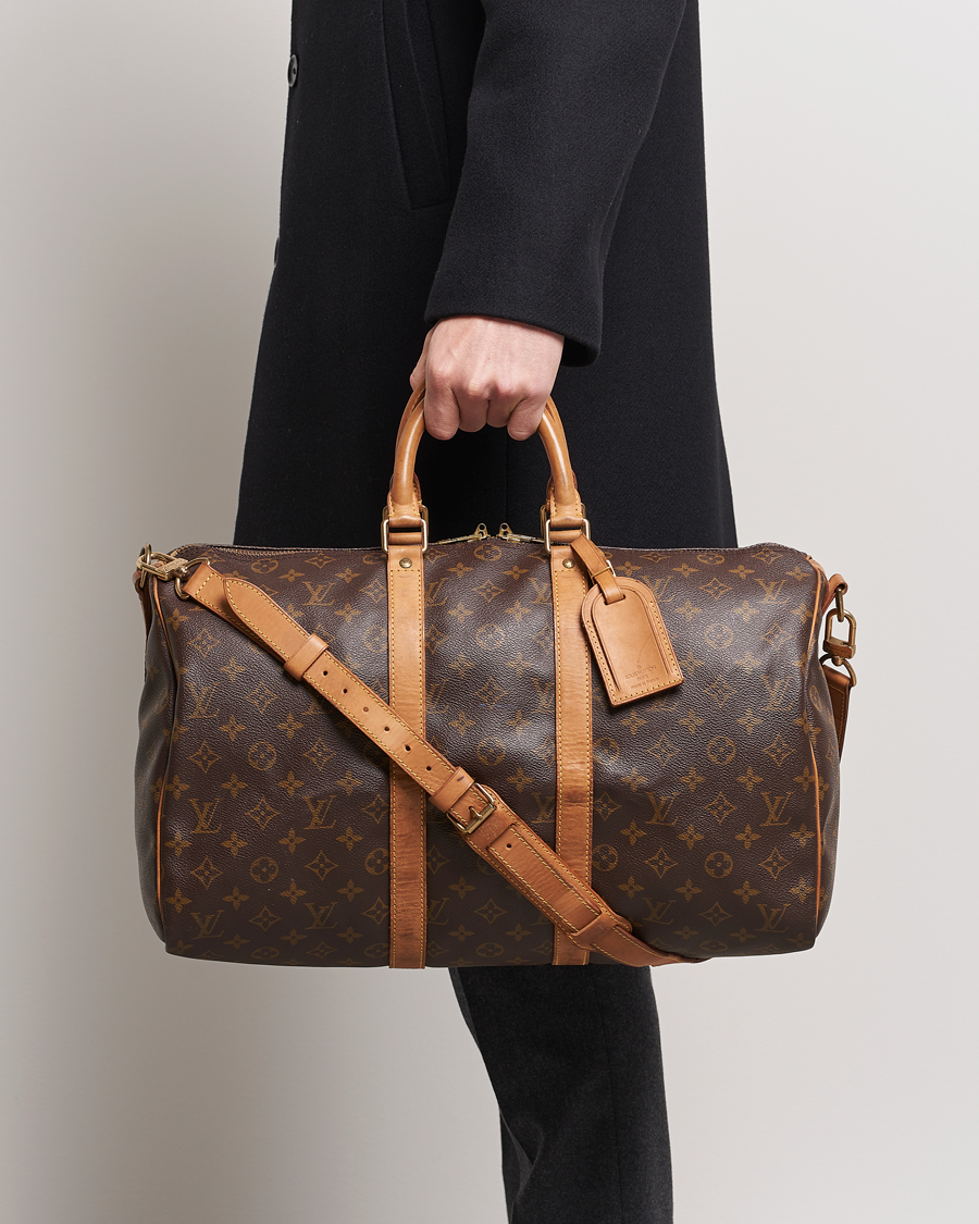 Herre | Pre-Owned & Vintage Bags | Louis Vuitton Pre-Owned | Keepall Bandoulière 45 Monogram 