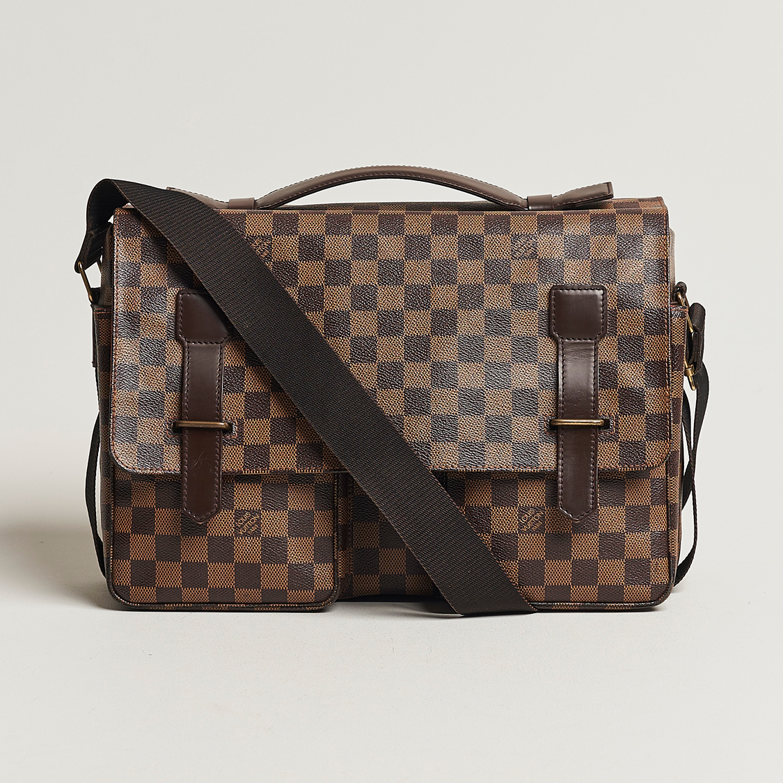 Herre | Louis Vuitton Pre-Owned Broadway Messenger Bag Damier Ebene | Louis Vuitton Pre-Owned | Broadway Messenger Bag Damier Ebene