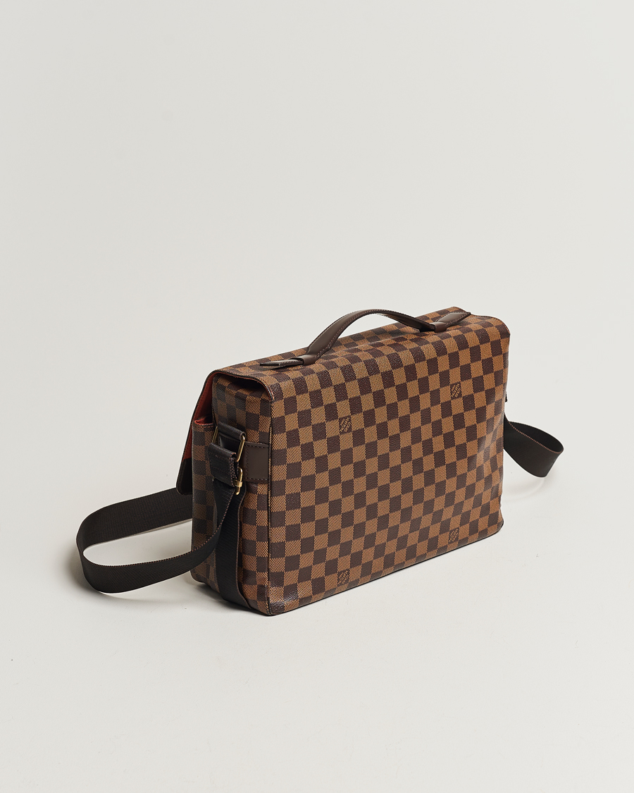 Herre | Louis Vuitton Pre-Owned Broadway Messenger Bag Damier Ebene | Louis Vuitton Pre-Owned | Broadway Messenger Bag Damier Ebene