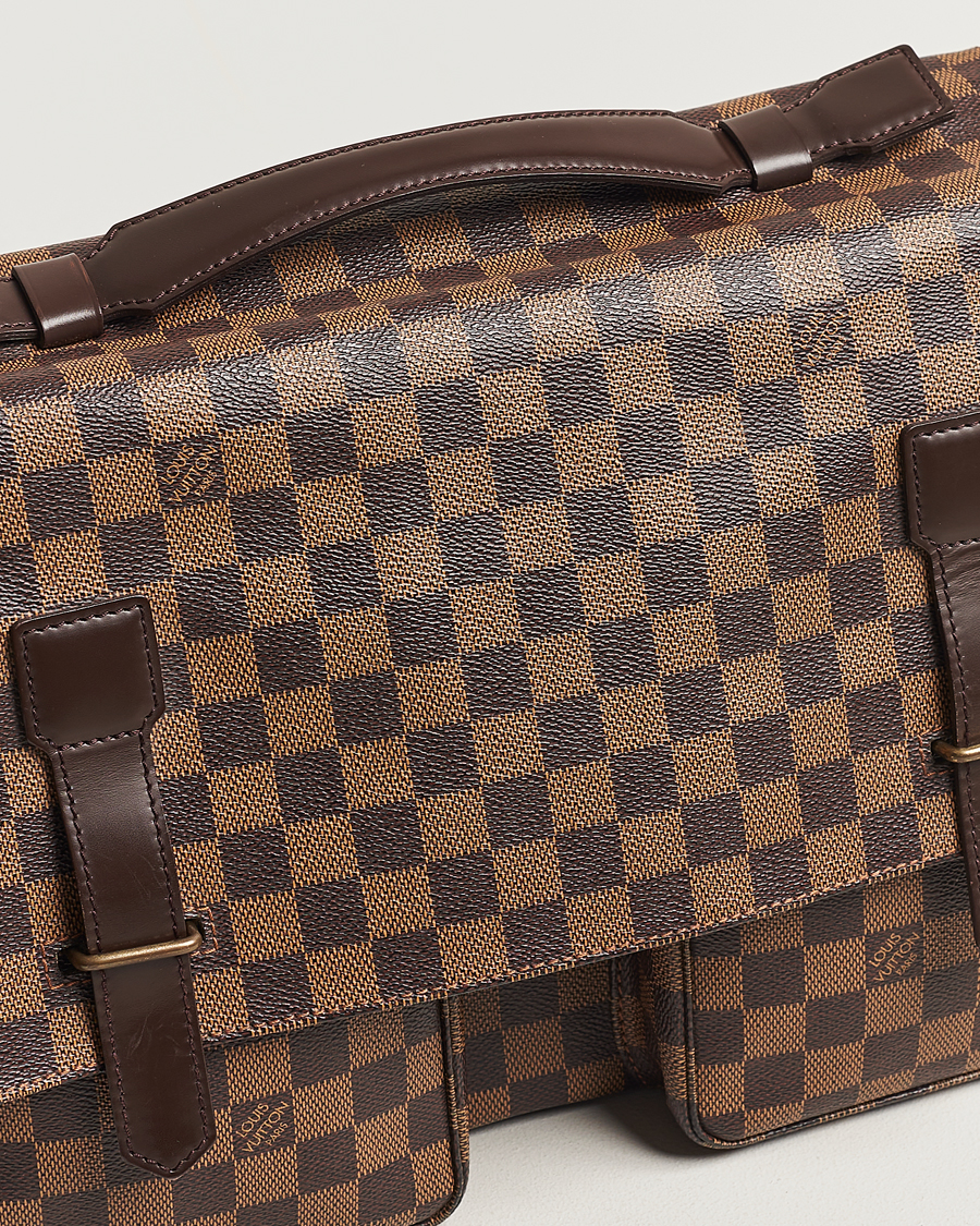 Herre | Louis Vuitton Pre-Owned Broadway Messenger Bag Damier Ebene | Louis Vuitton Pre-Owned | Broadway Messenger Bag Damier Ebene