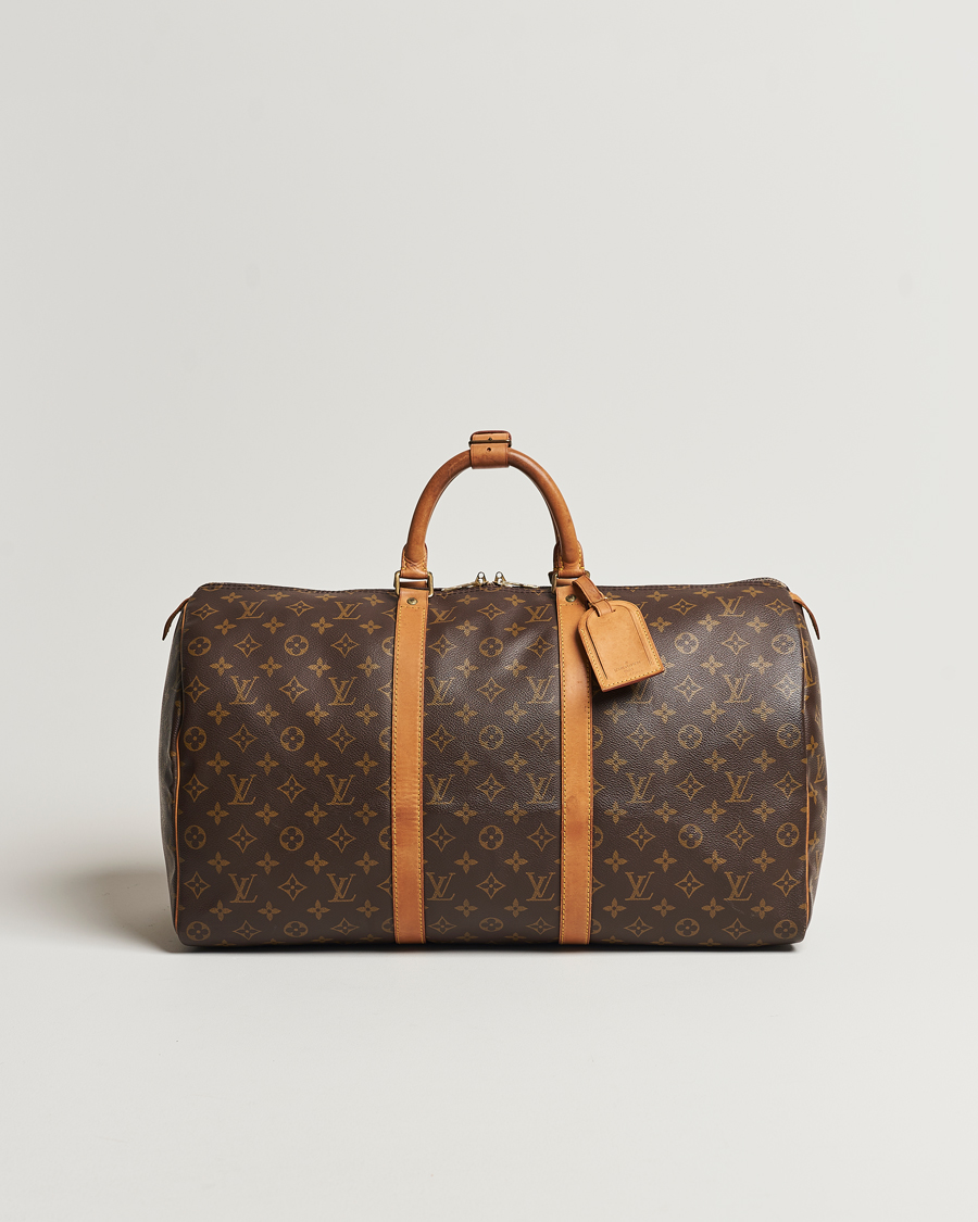 Herre | Louis Vuitton Pre-Owned Keepall 50 Bag Monogram | Louis Vuitton Pre-Owned | Keepall 50 Bag Monogram
