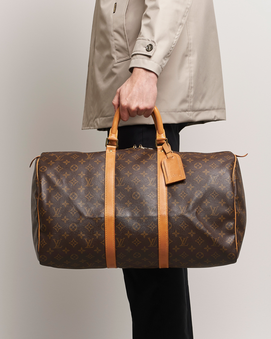 Herre | Pre-owned Assesoarer | Louis Vuitton Pre-Owned | Keepall 50 Bag Monogram 