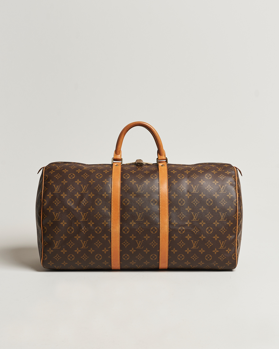 Herre | Louis Vuitton Pre-Owned Keepall 55 Bag Monogram | Louis Vuitton Pre-Owned | Keepall 55 Bag Monogram