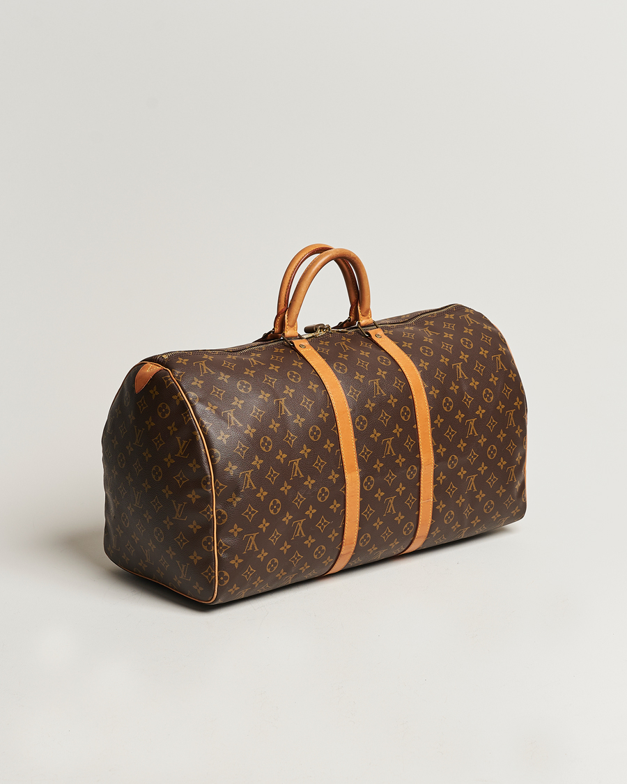 Herre | Louis Vuitton Pre-Owned Keepall 55 Bag Monogram | Louis Vuitton Pre-Owned | Keepall 55 Bag Monogram