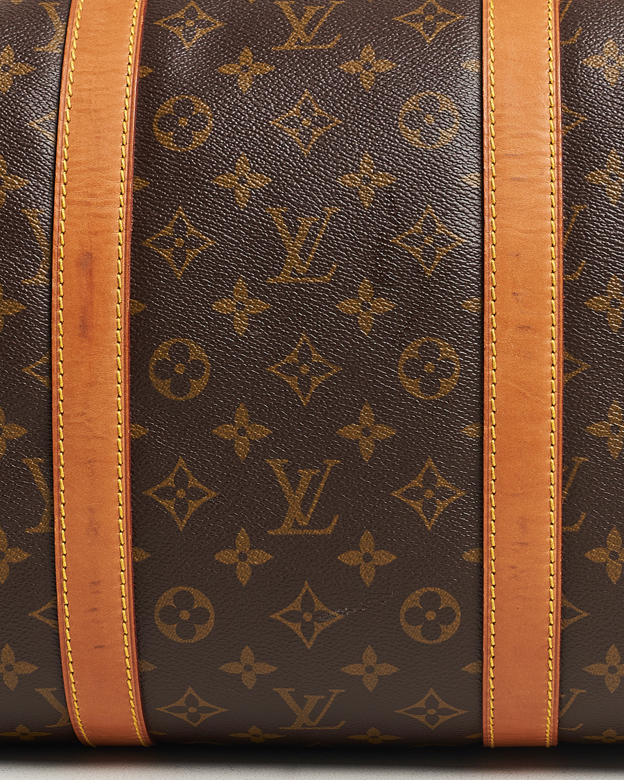Herre | Louis Vuitton Pre-Owned Keepall 55 Bag Monogram | Louis Vuitton Pre-Owned | Keepall 55 Bag Monogram